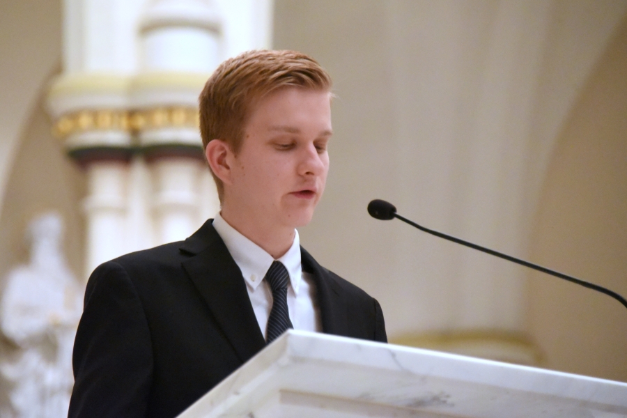 Joseph Beale shares a reading