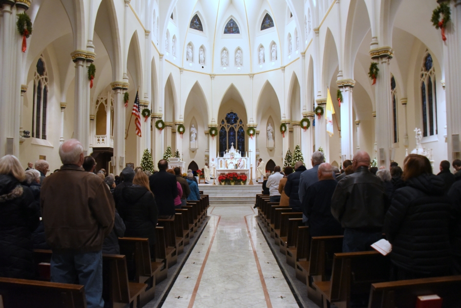 Cathedral as seen from the back.