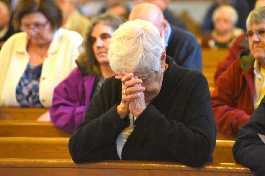 Woman praying