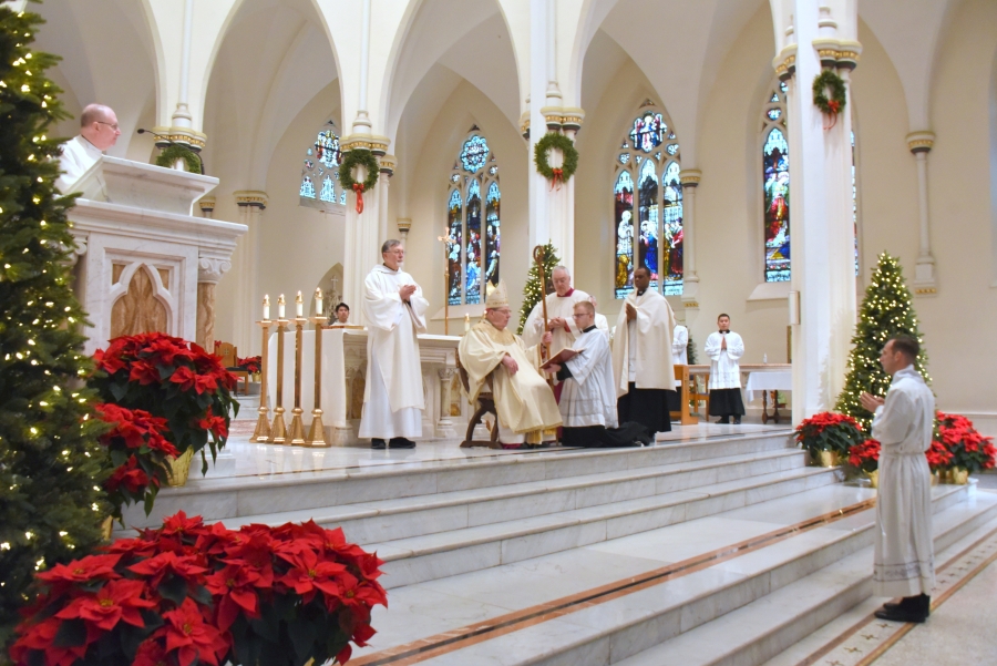 Matthew Valles declares his readiness for ordination.