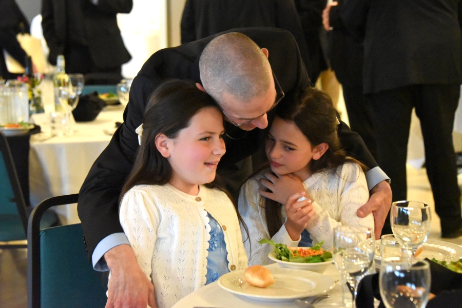 Bishop-elect Ruggieri with his family members.