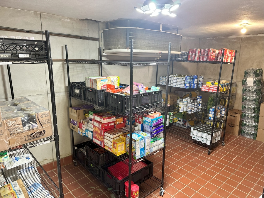 food bank storage area 