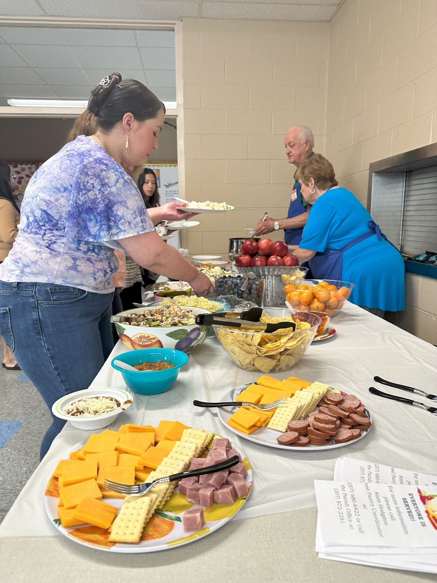 people enjoying food 