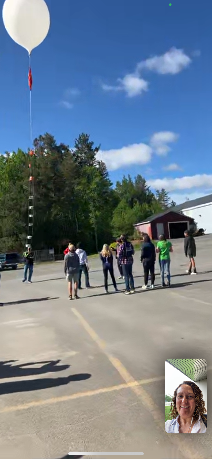 students launching their satellite 