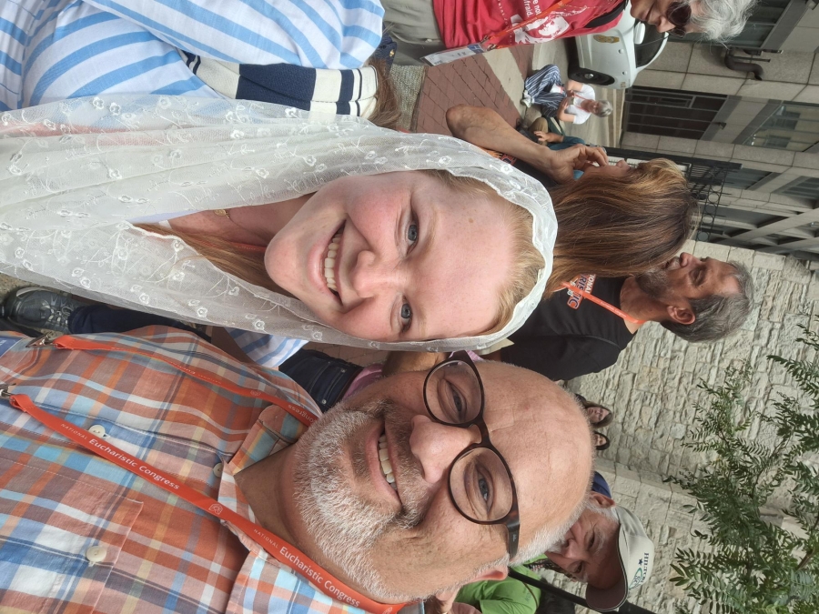 Faithful from the Diocese of Portland at the 10th National Eucharistic Congress