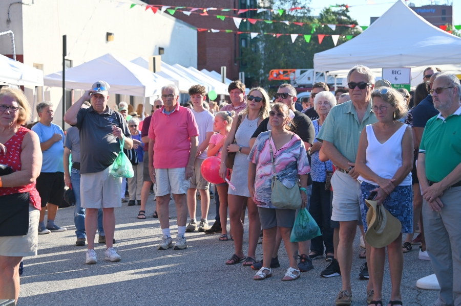 Fair attendees.