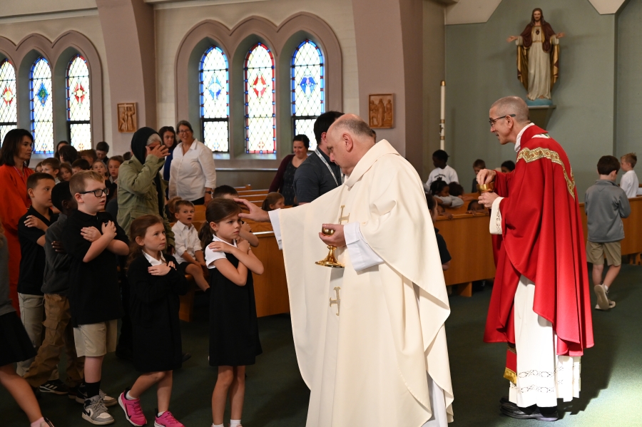 Holy Communion during Mass