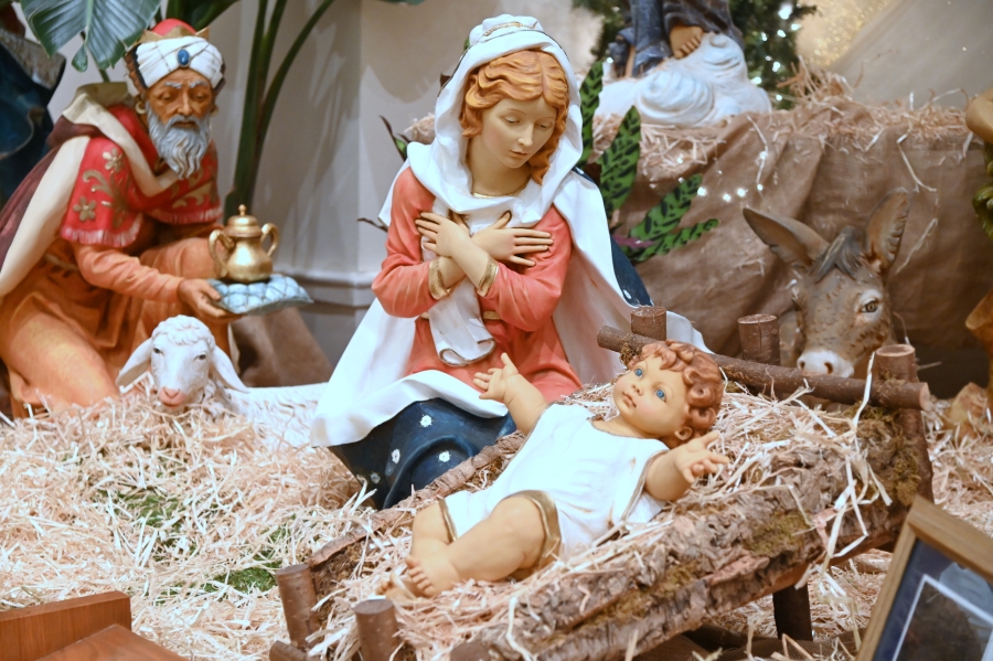 Manger scene