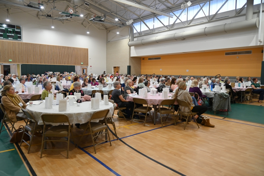 Tables of women at the conference