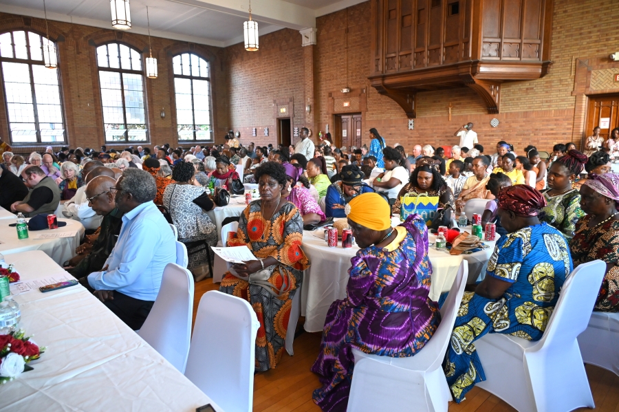 The festival in Guild Hall.