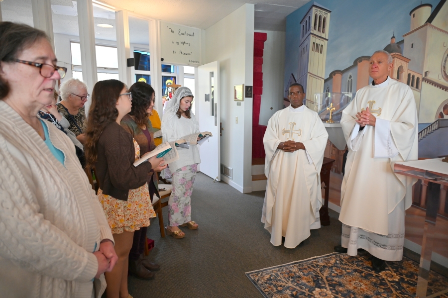 Father Louis Phillips and Father Dominic Tumusiime, AJ