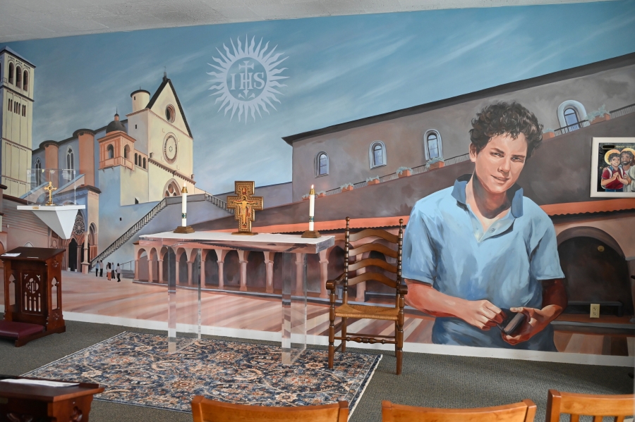 St. Carlo Acutis Veneration Chapel.