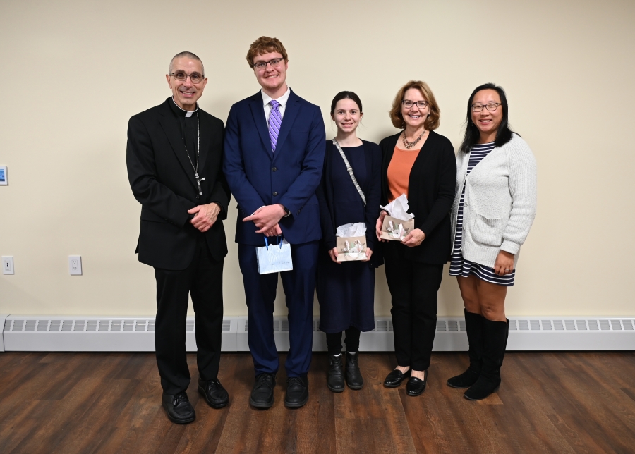 The Respect Life Award winners.