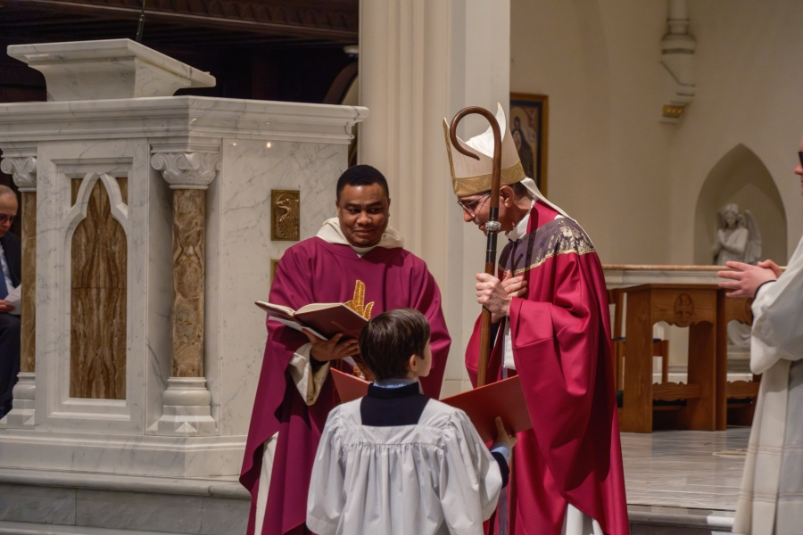 Rite of election at Cathedral of the Immaculate Conception