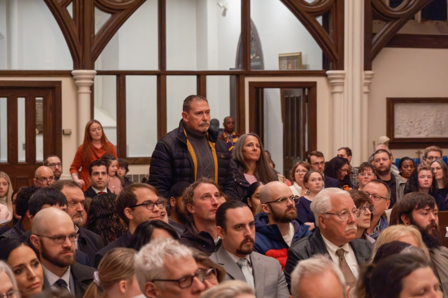 Rite of election at Cathedral of the Immaculate Conception
