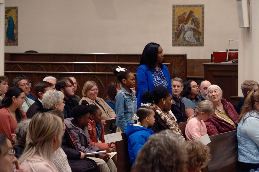 Rite of election at Cathedral of the Immaculate Conception