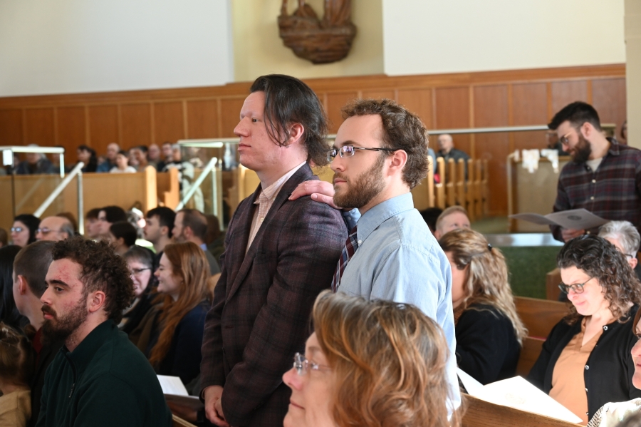 Landyn Francis and his godfather