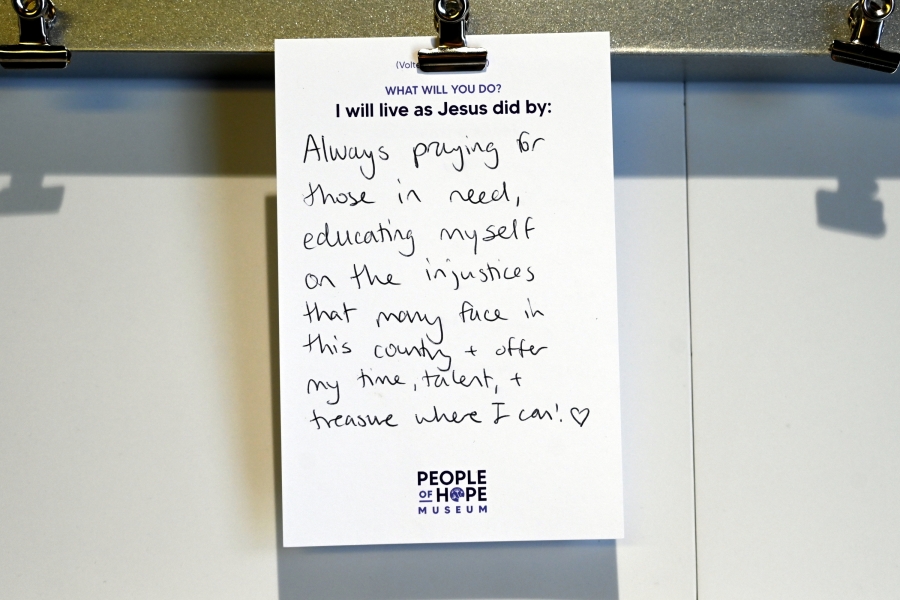 A note of inspiration