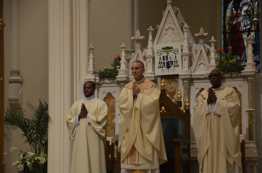 Priests on the altar