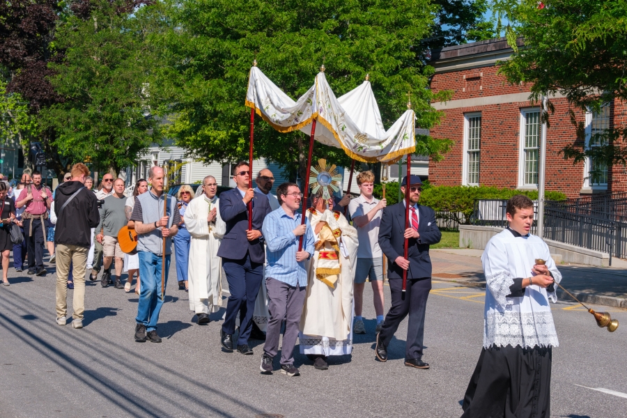 Eucharistic procession in Brunswick