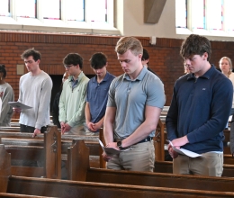 Bates College student in the pws.