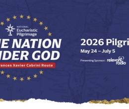 One Nation Under God logo, National Eucharistic Pilgrimage 2026