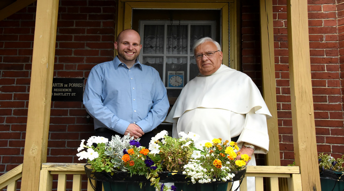 Brother Irénée Richard, OP and Andrew Phinney