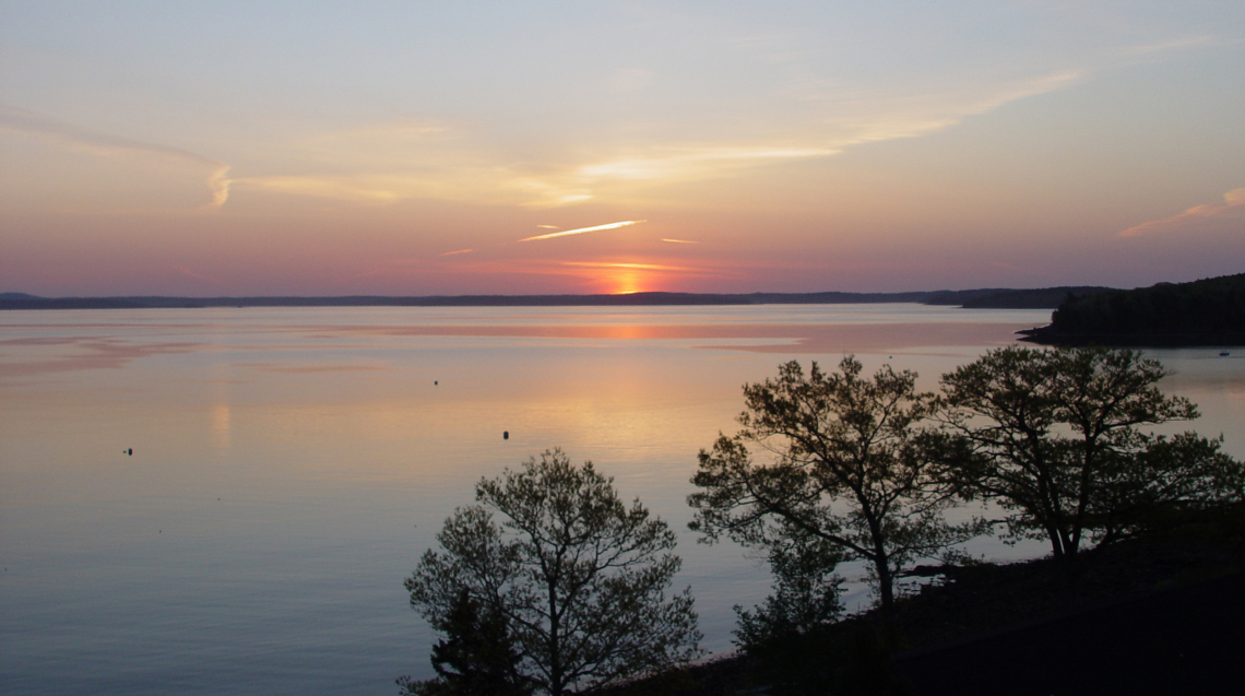 Sunset in Bar Harbor