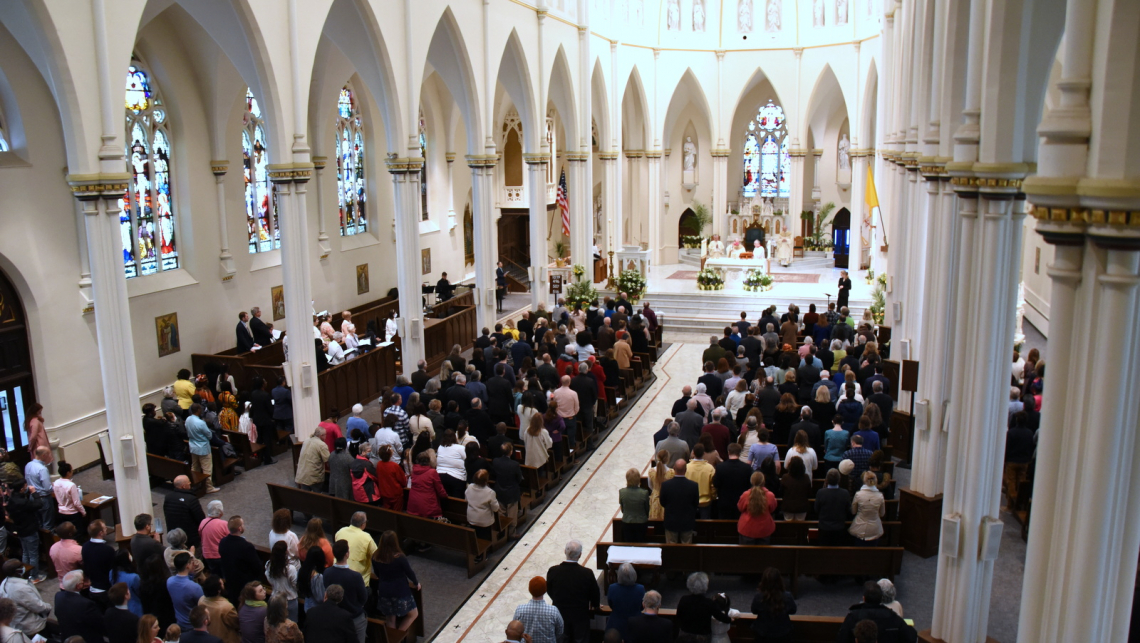 The Cathedral as seen from the balcony.