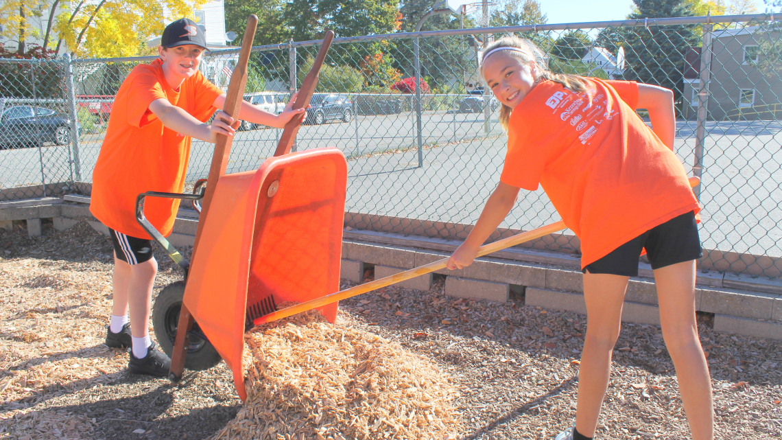 St. Michael School's Day of Caring in Augusta 