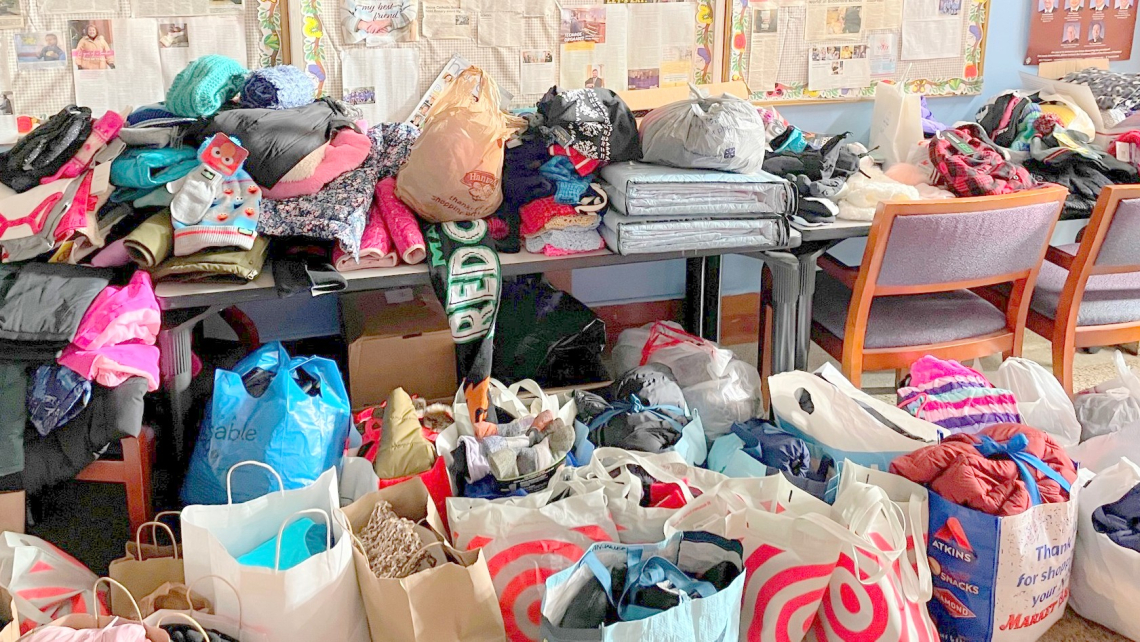 St. James School in Biddeford Asylum Seeker Donation Drive