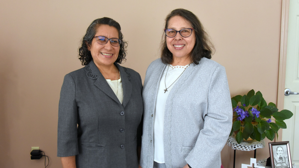 Sister Elsa Telon and Sister Mirian Mariadiaga