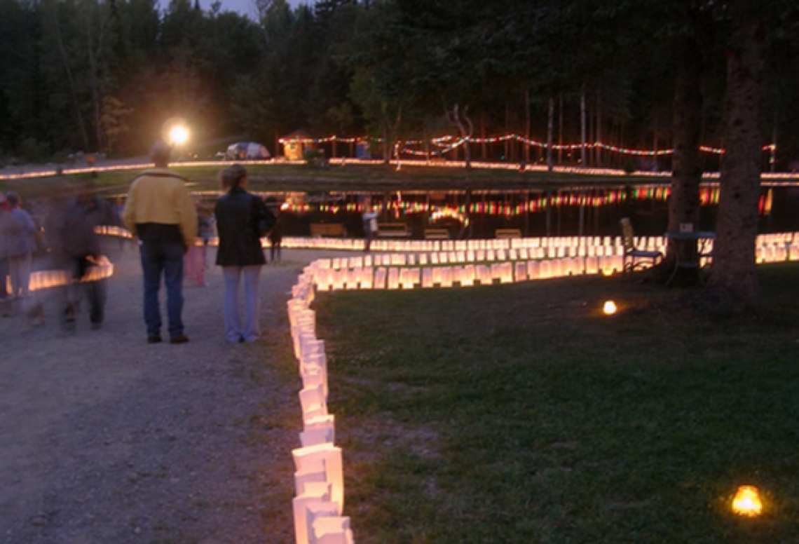 Luminary Walk at Mizpah in Grand Isle