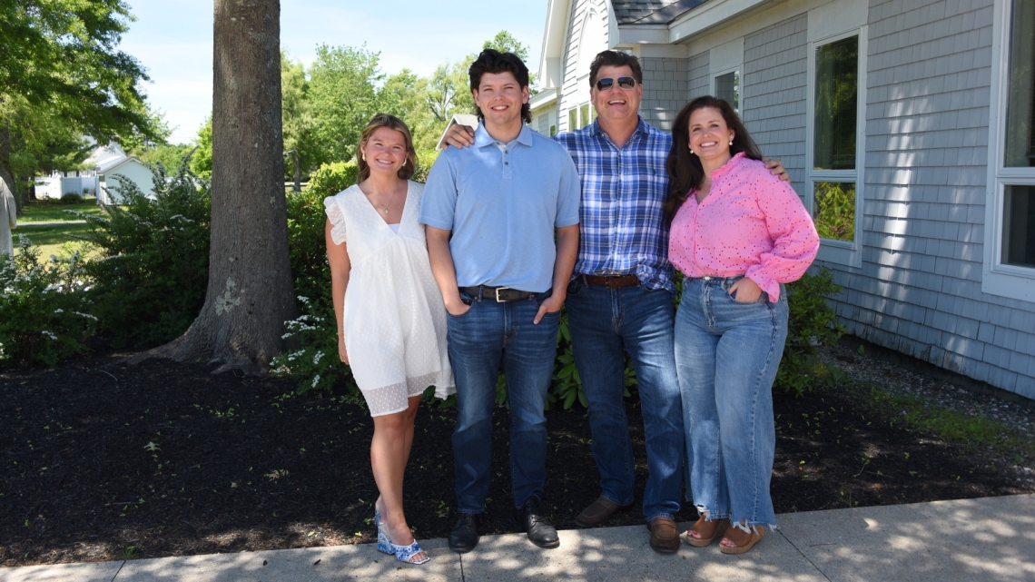 Raechel, Holden, Ray, and Leesa Edwards