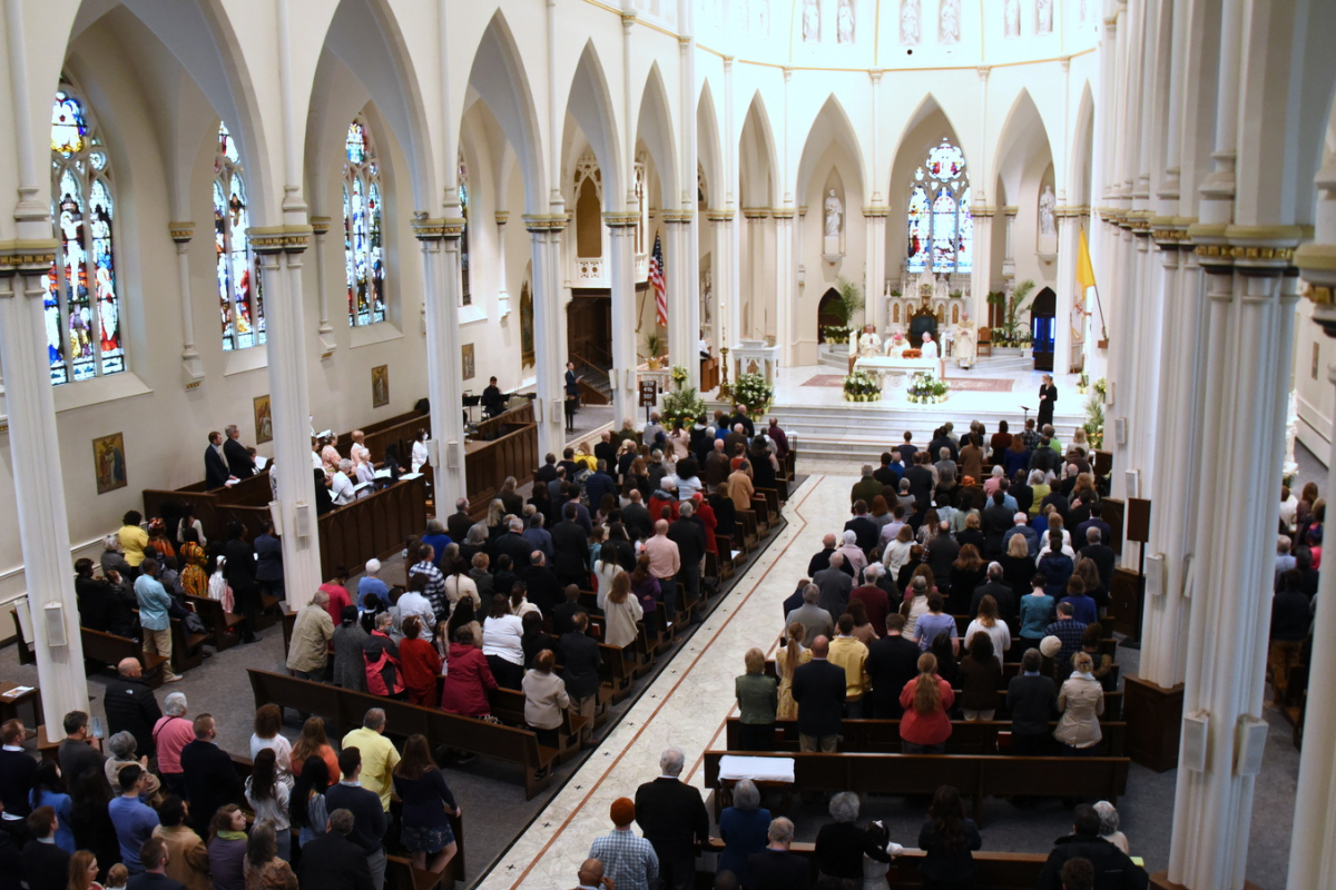 The Cathedral as seen from the balcony.