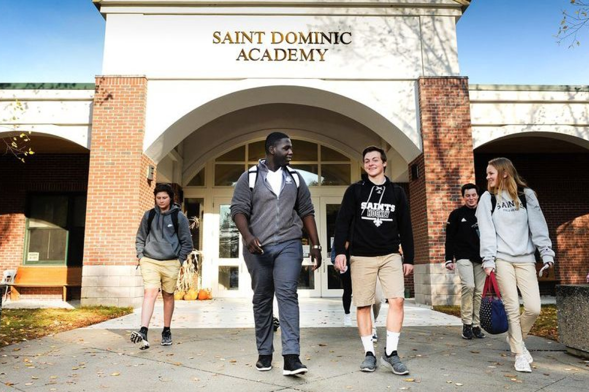 Saint Dominic Academy students at Auburn campus