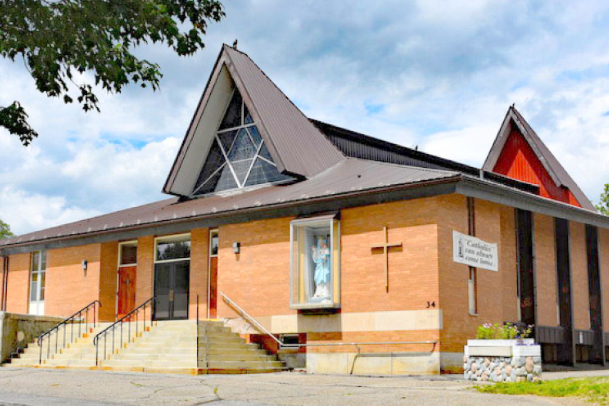 Holy Rosary Church in Caribou 