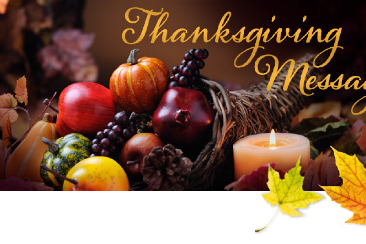 Thanksgiving Message