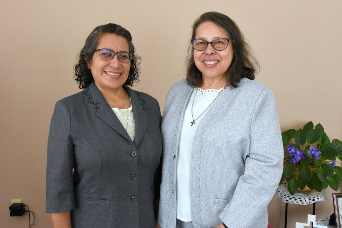 Sister Elsa Telon and Sister Mirian Mariadiaga