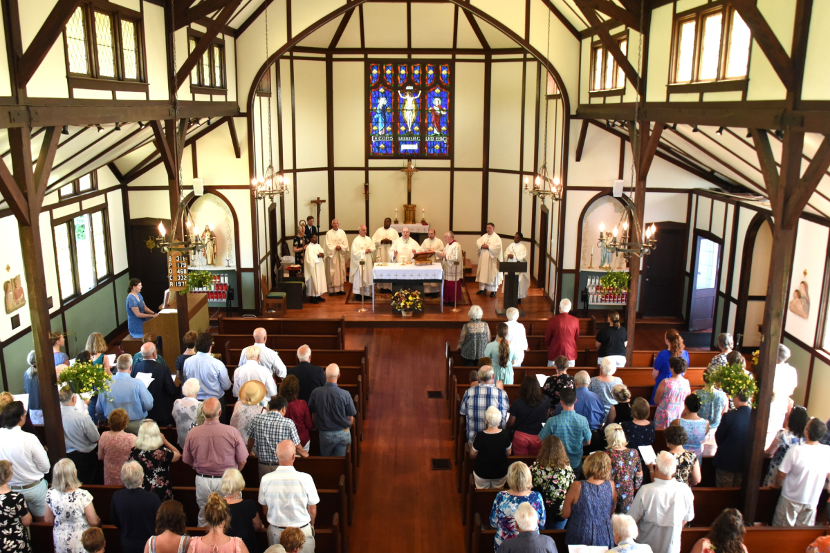St. Christopher Church as seen from the choir loft.