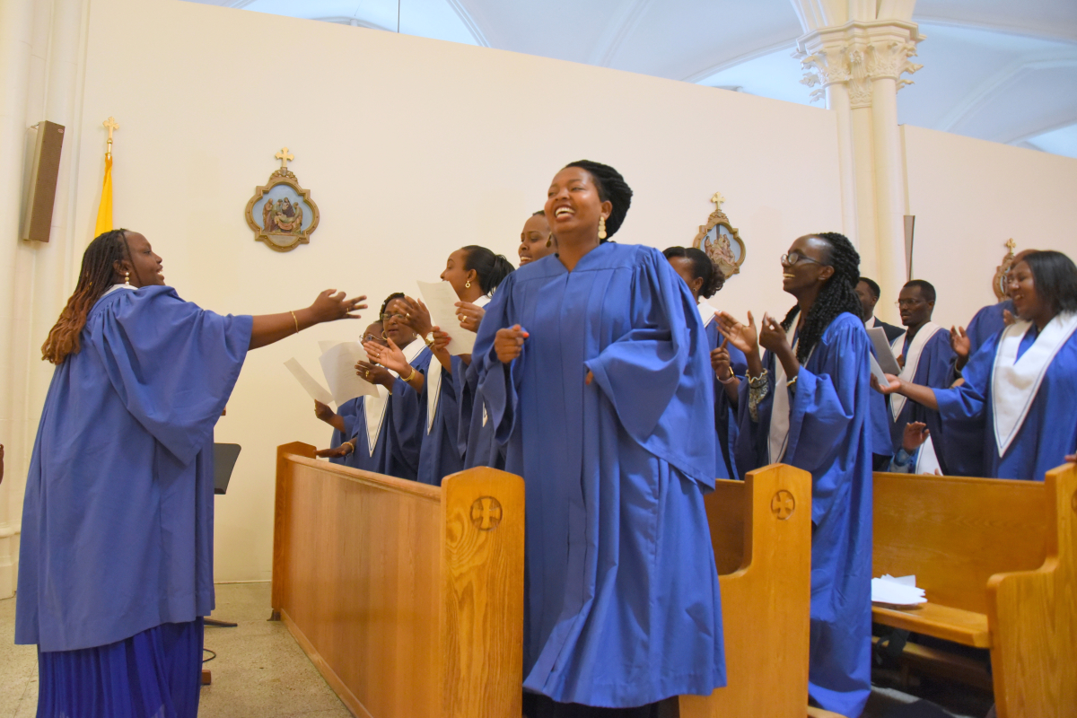 Choir Notre Dame de la Paix in Lewiston 