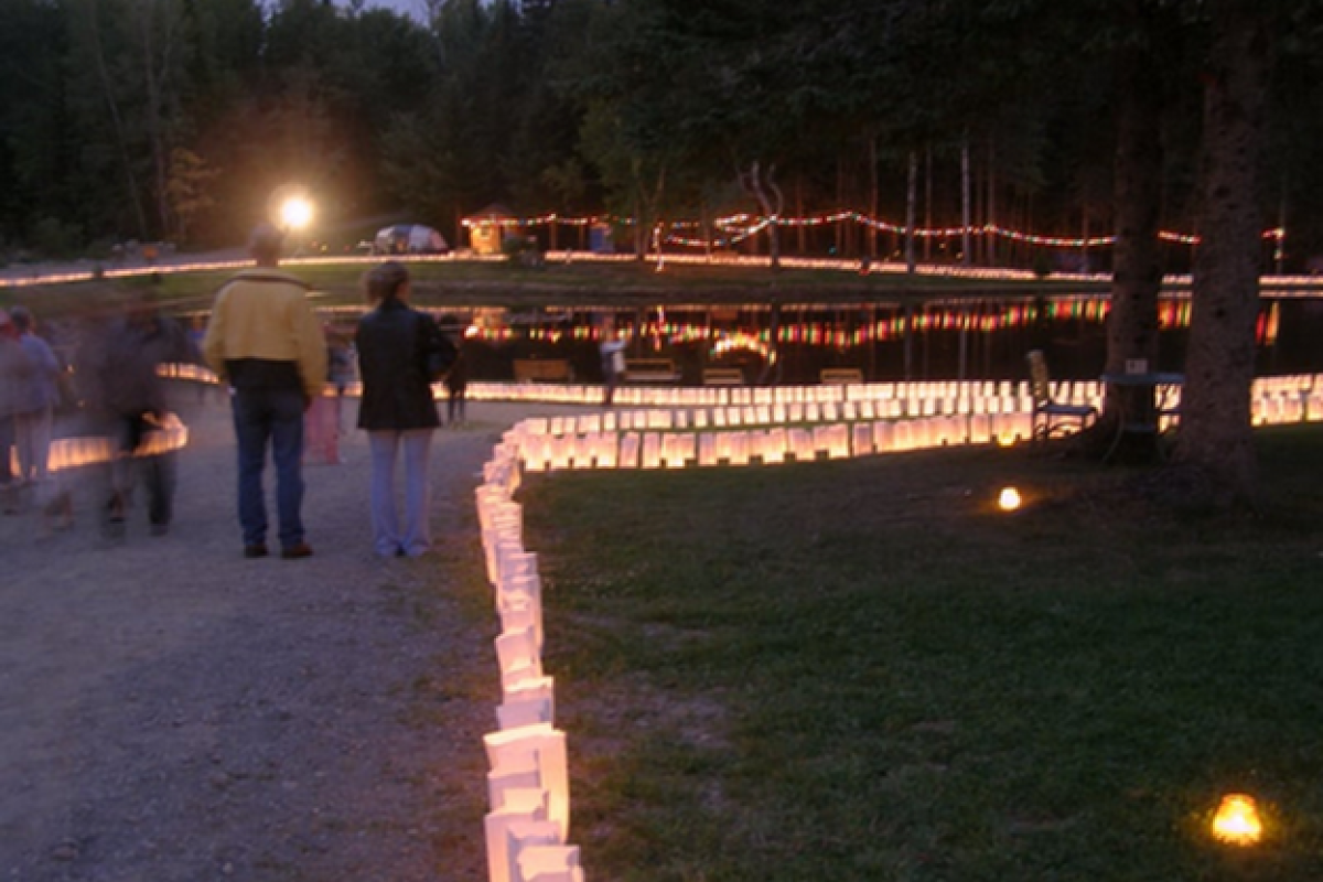 Luminary Walk at Mizpah in Grand Isle