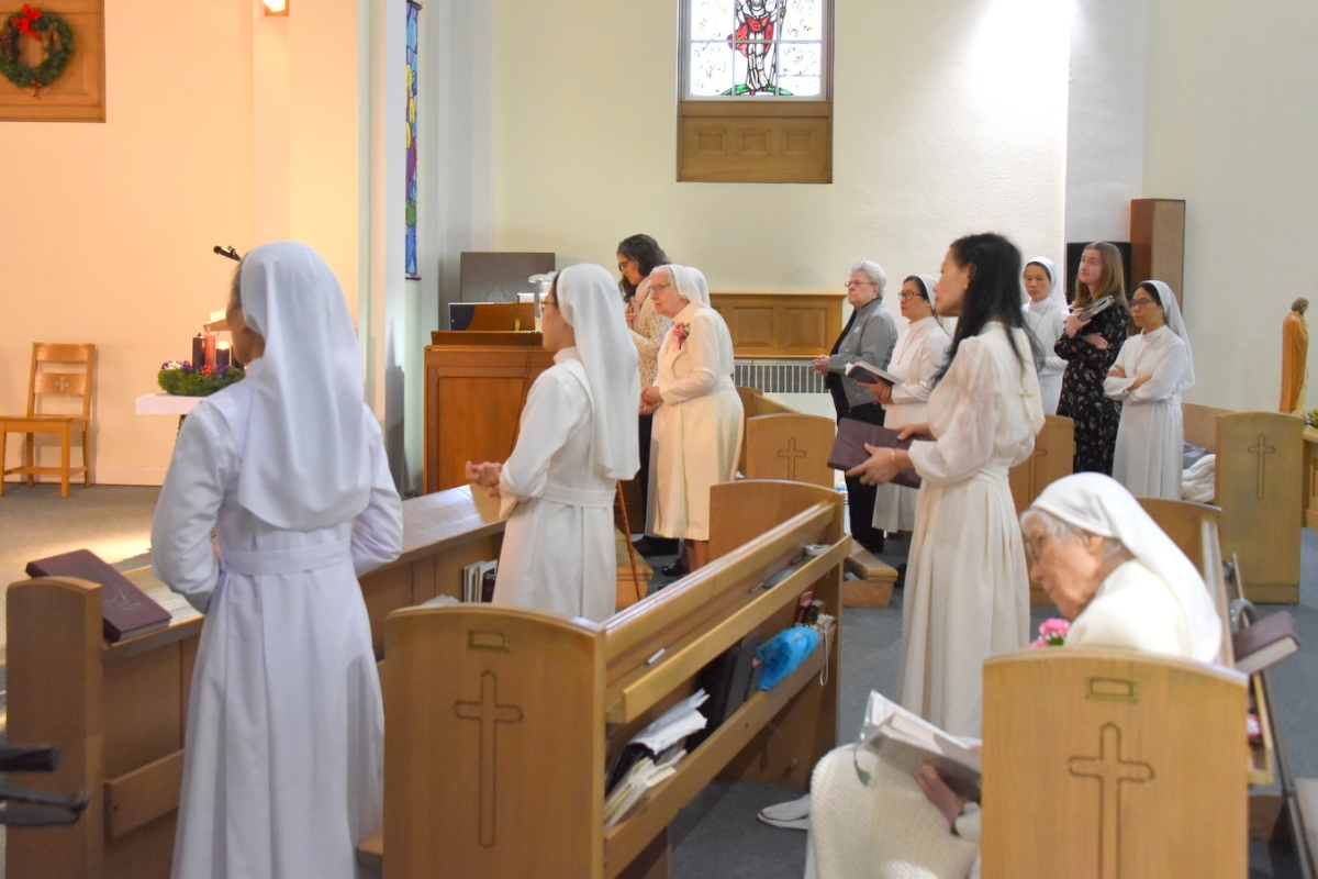 Side view of the Blessed Sacrament Sisters