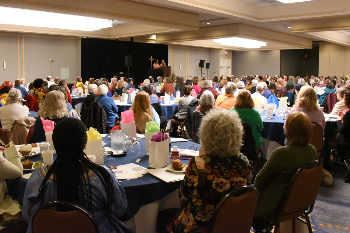 Wide view of women's conference