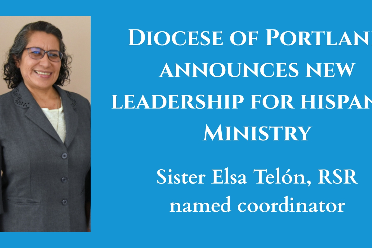 picture of woman with text diocese names new leadership for Hispanic ministry