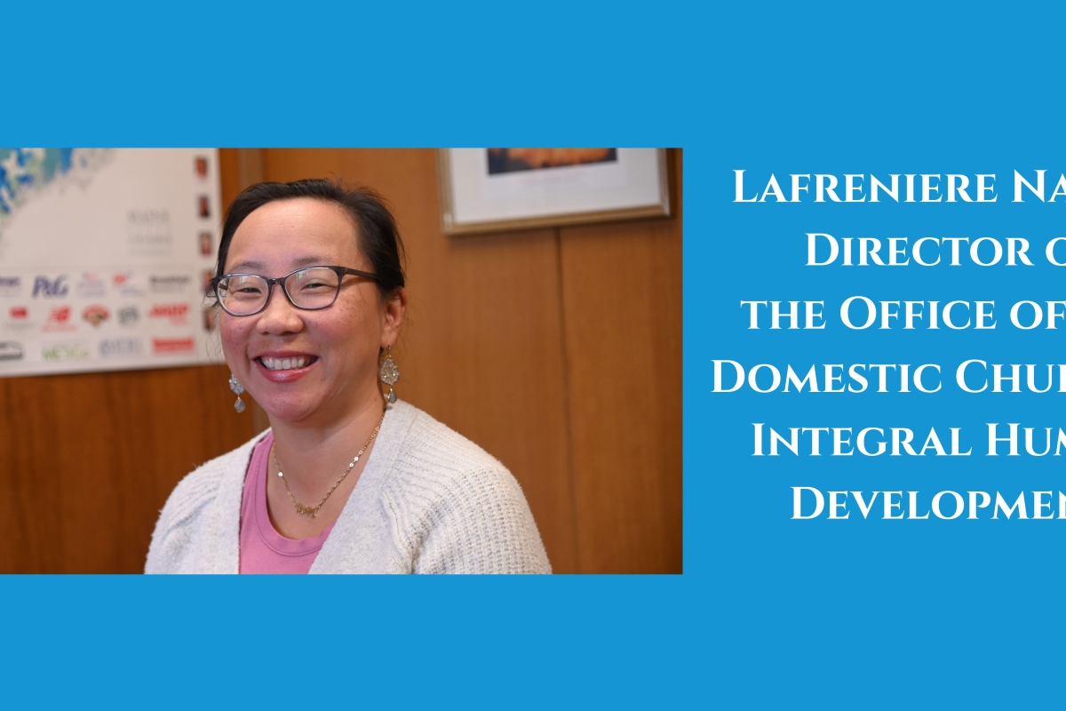 Photo of woman with text 